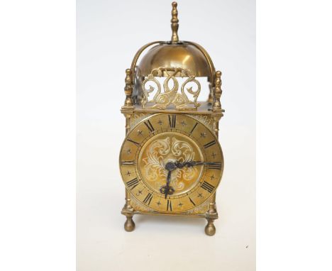 Brass lantern clock - battery 