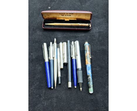 Various vintage pens inc Yard-o-Led, Parker & Sheaffer