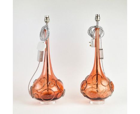 WILLIAM YEOWARD SEBASTIAN TABLE LAMP, AND ANOTHER UNSIGNED. 51cm H approx. each. (2).