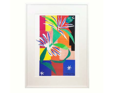HENRI MATISSE. LA DANSEUSE CREOLE 1950. (d) Giclee lithograph, 65cm x 55cm, signed in the plate framed.