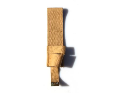 An unissued 08 Pattern bayonet frog with helve strap. Marked to the reverse with the War Department arrow and HP 1918