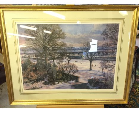 A signed print James McIntosh Stanley.