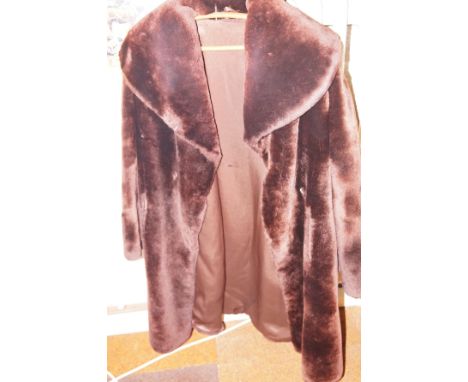 Fur coat possibly beaver 
