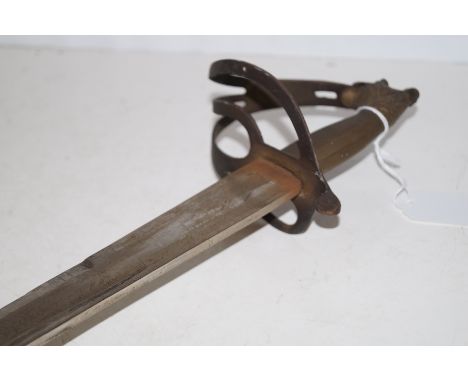 Sabre with scabbard 