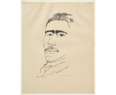 Ben Shahn,&nbsp;American 1898-1969 -&nbsp;Portrait of Wilfred Owen (cover for ''Poems'' by Wilfred Owen);&nbsp;woodcut (engra