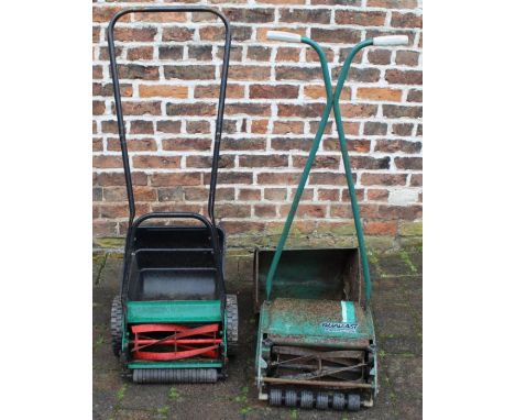 2 Qualcast manual lawn mowers