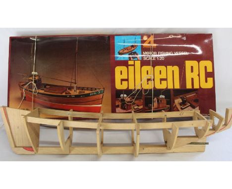 Artesania Latina model Motor Fishing Vessel Eileen / RC 1:20 with part built hull