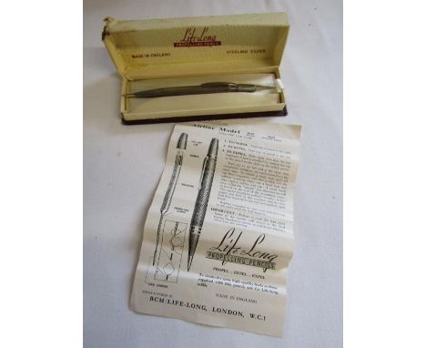 Silver Life-long Airline model propelling pencil