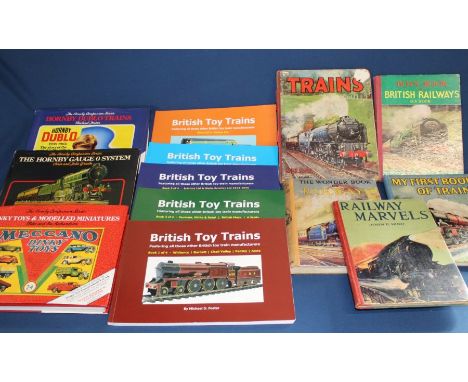 Selection of books on model railways 1920s - 1970s, Hornby Dublo &amp; Hornby O gauge, History of British Dinky Toys by New C