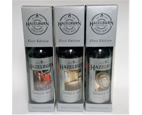 Hazelburn Aged 8 Years First Edition Single Malt Whisky, Distilled by J. &amp; A. Mitchell &amp; Co. Ltd., Campbeltown. To ce
