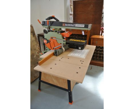 A DeWalt DW 1251 Radial Arm Saw - one DIY amateur owner from new and given very moderate use - 1 x 40 teeth Dalton TCT blade,