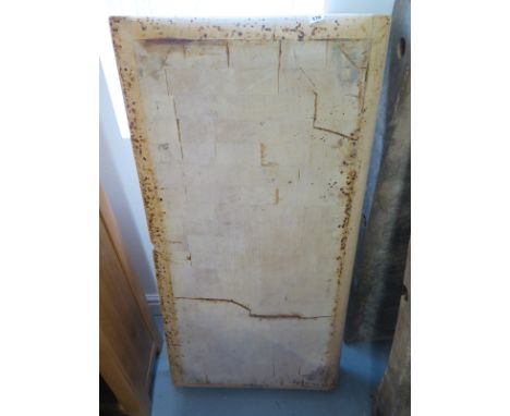 A vintage butchers block top - 122cm x 61cm - varying in thickness