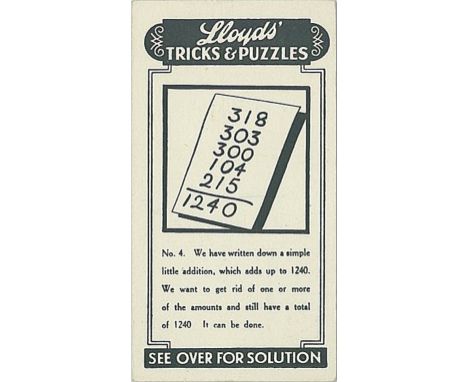 LLOYD R., inc. Atlantic Records (12), Old English Inns (16) & Tricks & Puzzles (17), VG to EX, 36