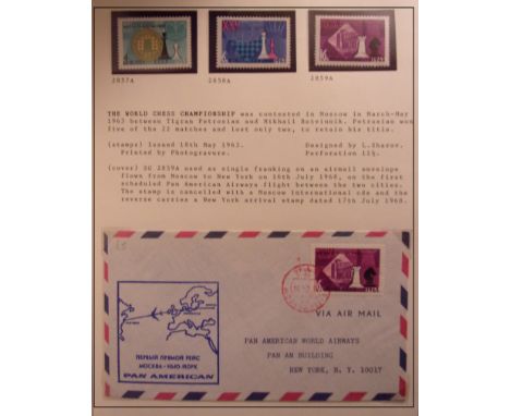 Russia 1963 Lighthouse Album with details of the issues many with covers (70+) fully described. Trial Printing for the design