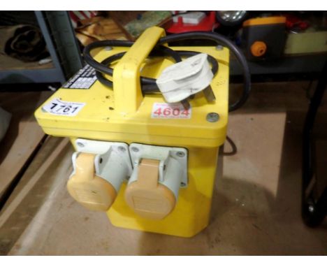 3KVA Newlec twin socket 110V transformer. All electrical items in this lot have been PAT tested for safety and have passed. T