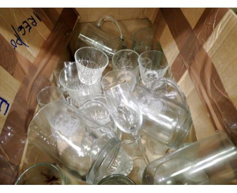 Quantity of Esso Centenary glassware. Not available for in-house P&amp;P 