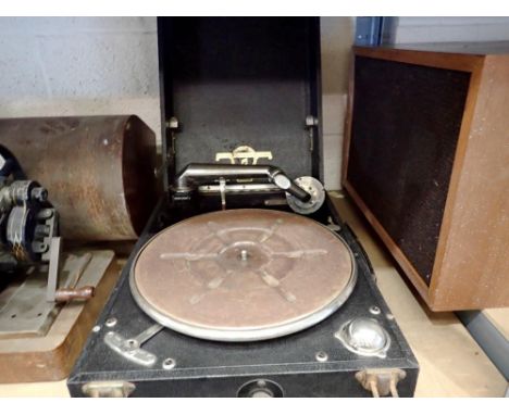 Columbia viva tonal graponola record player. Not available for in-house P&amp;P 