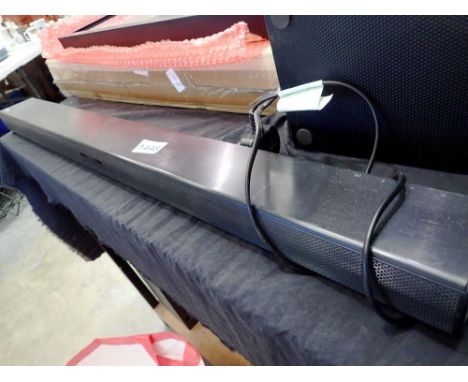 LG SK4D sound bar with accompanying sub woofer, SPH4B-V. All electrical items in this lot have been PAT tested for safety and