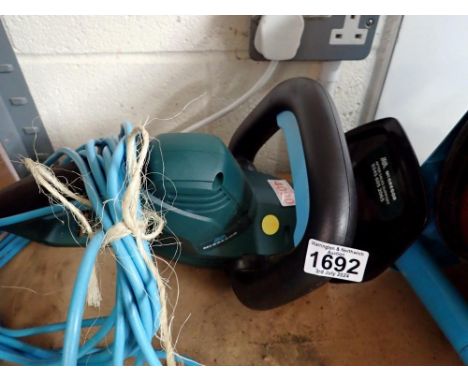 McGregor electric hedge trimmers. All electrical items in this lot have been PAT tested for safety and have passed. This does