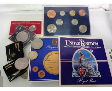 1984 and other coin sets, commemoratives etc. UK P&amp;P Group 1 (£16+VAT for the first lot and £2+VAT for subsequent lots) 