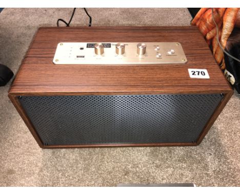 SANDSTROMM CLASSIC WOODEN WIRELESS SPEAKER 