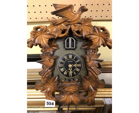 ACCTIM QUARTZ CUCKOO CLOCK WITH WEIGHTS
