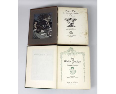 A first edition of J. M. Barrie's 'Peter Pan in Kensington Gardens illustrated by Arthur Rackham', Hodder and Stoughton, Lond