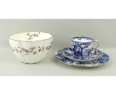 A Royal Crown Derby porcelain part tea service, circa 1930, decorated in the Mikado pattern, comprising cream jug, sugar bowl