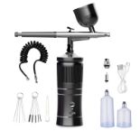 Rechargeable Airbrush Compressor Kit Air Brush Sprayer Machine For Nail Art Cake Art