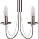 Goodhome Suhel Chrome Effect Double Wall Light