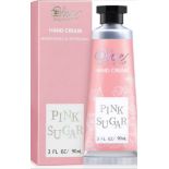 2 x Pink Sugar Hand Cream Moisturiser 4 Dry Hands, Shea Butter Vitamin E Enriched