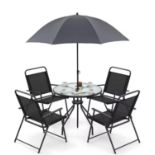Brand New 6 Piece Outdoor Dining Set, Patio Garden Table Set For 4 Free UK Delivery