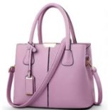 Elevate Your Style With The Ultimate PU Leather Tote Bag! Pink