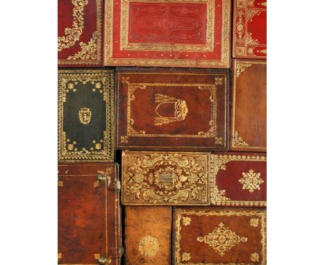 Fine bindings, 18th and 19th century. 15 vols with Italian imprints, 12mo and larger, including: Descrizione Topografica e St