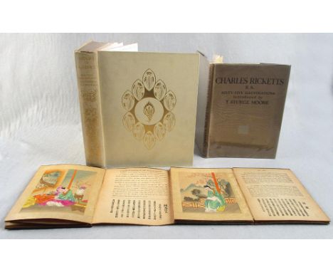 MAETERLINCK (M) Hours of Gladness, illustrated by E. J. Detmold, 1912, 4to, first edition, 20 mounted colour plates, uncut, o