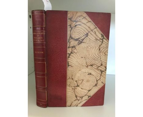 SCROPE (William) Days and Nights of Salmon Fishing in the River Tweed. London and Glasgow 1885, 8vo, added lithograph title, 