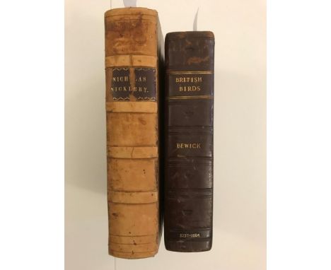 BEWICK (Thomas) History of British Birds, 2 parts in one, Newcastle 1797-1804, 8vo, somewhat toned, half morocco rebacked; DI
