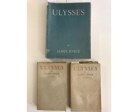 JOYCE (James) Ulysses, 10th printing, Paris: Shakespeare & Co 1928, small 8vo, chipped paper wrapper with split front hinge; 