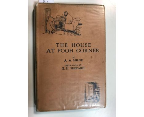 MILNE (A. A.) The House at Pooh Corner, first edition, London: Methuen & Co 1928, 8vo, illustrated by E. H. Shepard, half tit