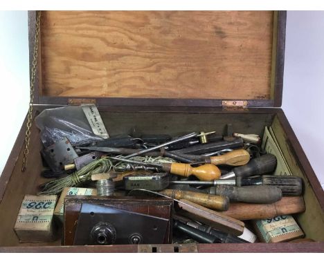 LARGE GROUP OF TOOLS, 20TH CENTURY including screwdrivers, chisels, saws, and hammers, housed in two suitcases