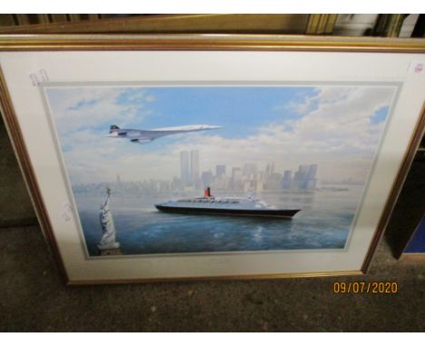 LIMITED EDITION COLOURED PRINT “SALUTE TO THE QUEEN” 