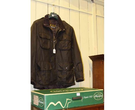 Barbour jacket, size S and pair of Le Chameau wellington boots, size 6 (39)
