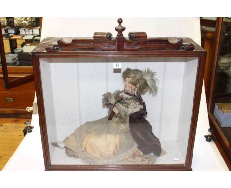 Continental musical automaton, late 19th Century possibly by Bahr & Proschild, in display case