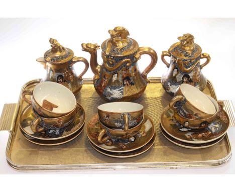 Satsuma fifteen piece tea service
