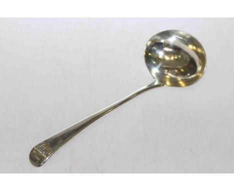 Ann Bateman silver sauce ladle, 1803