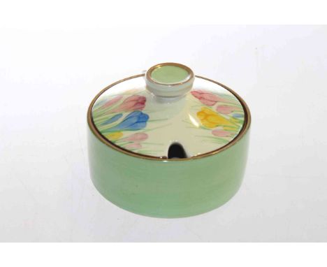 Clarice Cliff 'Crocus' preserve pot