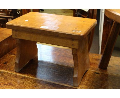 Alan Grainger Acornman, Yorkshire oak adzed cut stool