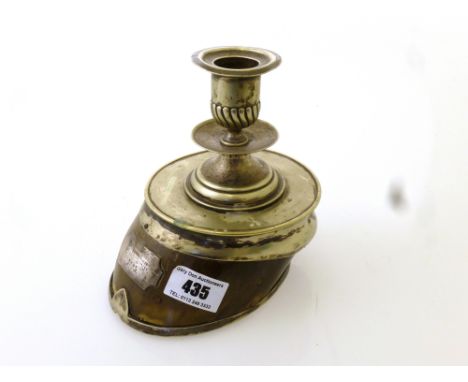 HOOF PLATED CANDLE STICK '1885'