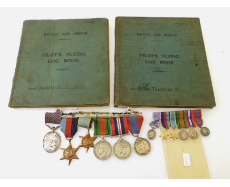 6 Medals Awarded To 1231935 F/SGT R. Thackray RAF, including Distinguished Flying Medal, The 1939- 1945 Star, The Air Crew Eu