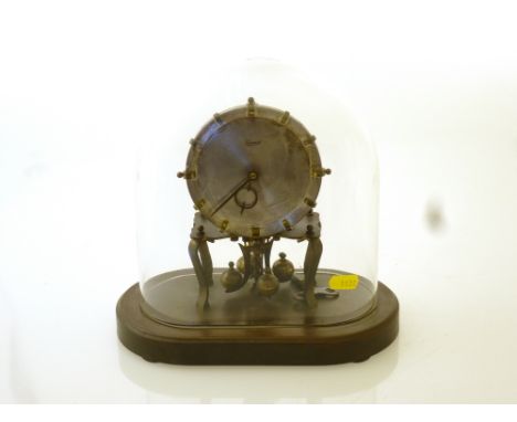KUNDO MANTLE CLOCK WITH OVAL GLASS DOME